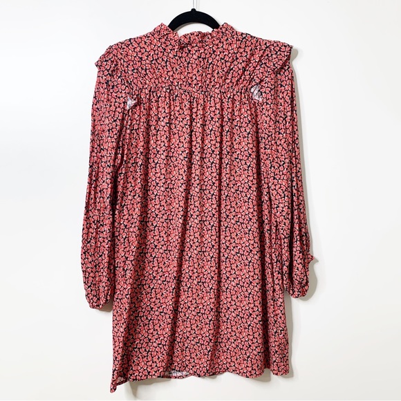Zara floral button front dress size medium NWT - Picture 2 of 4